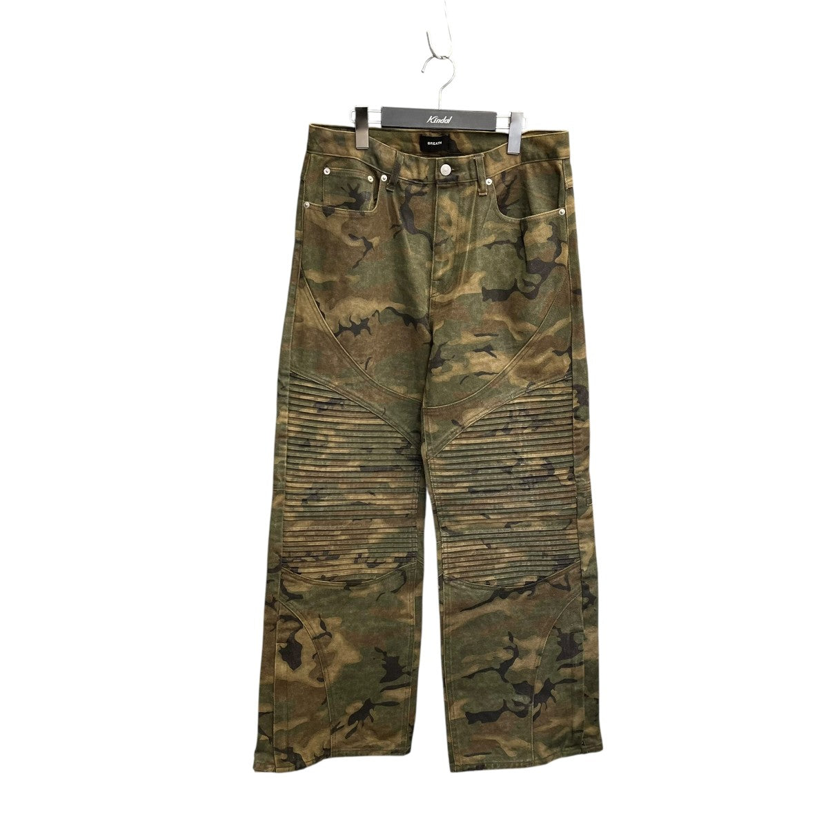 BREATH 25AWCOATING BIKER CAMO PANTデニムパンツBR25AW P1006 古着・中古-1枚目のアイテム画像