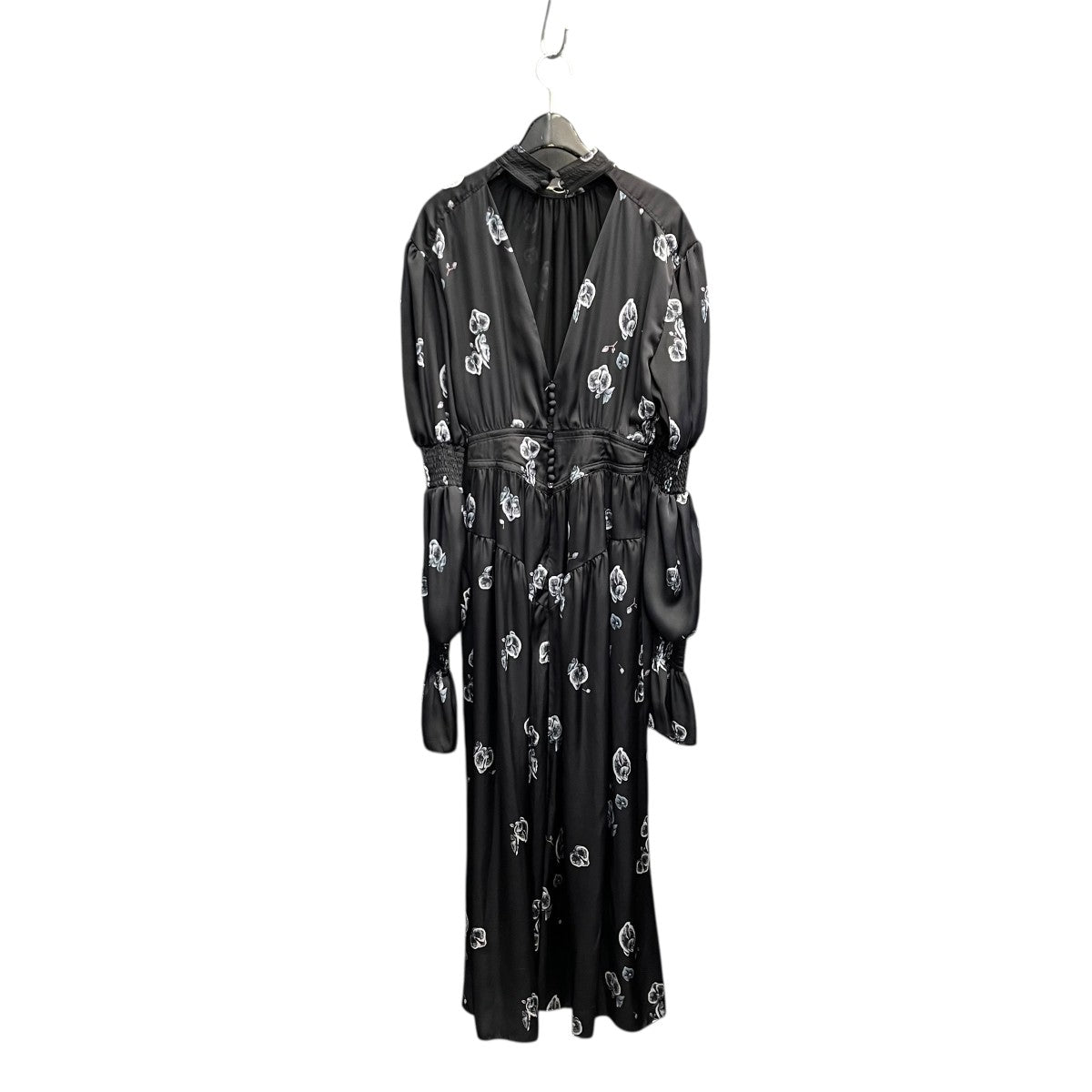 FETICO 20AWGATHERED PHALAENOPSIS PRINT DRESSドレスFTC201-0801 古着・中古-2枚目のアイテム画像