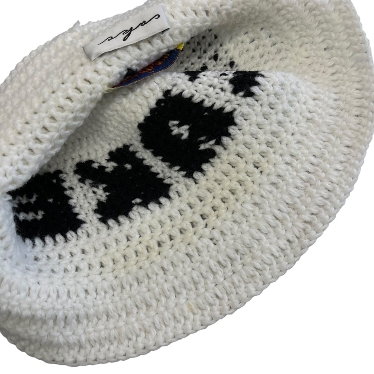 y．a．r．n．×CAKE Limited handmade knit hatハット 古着・中古-4枚目のアイテム画像