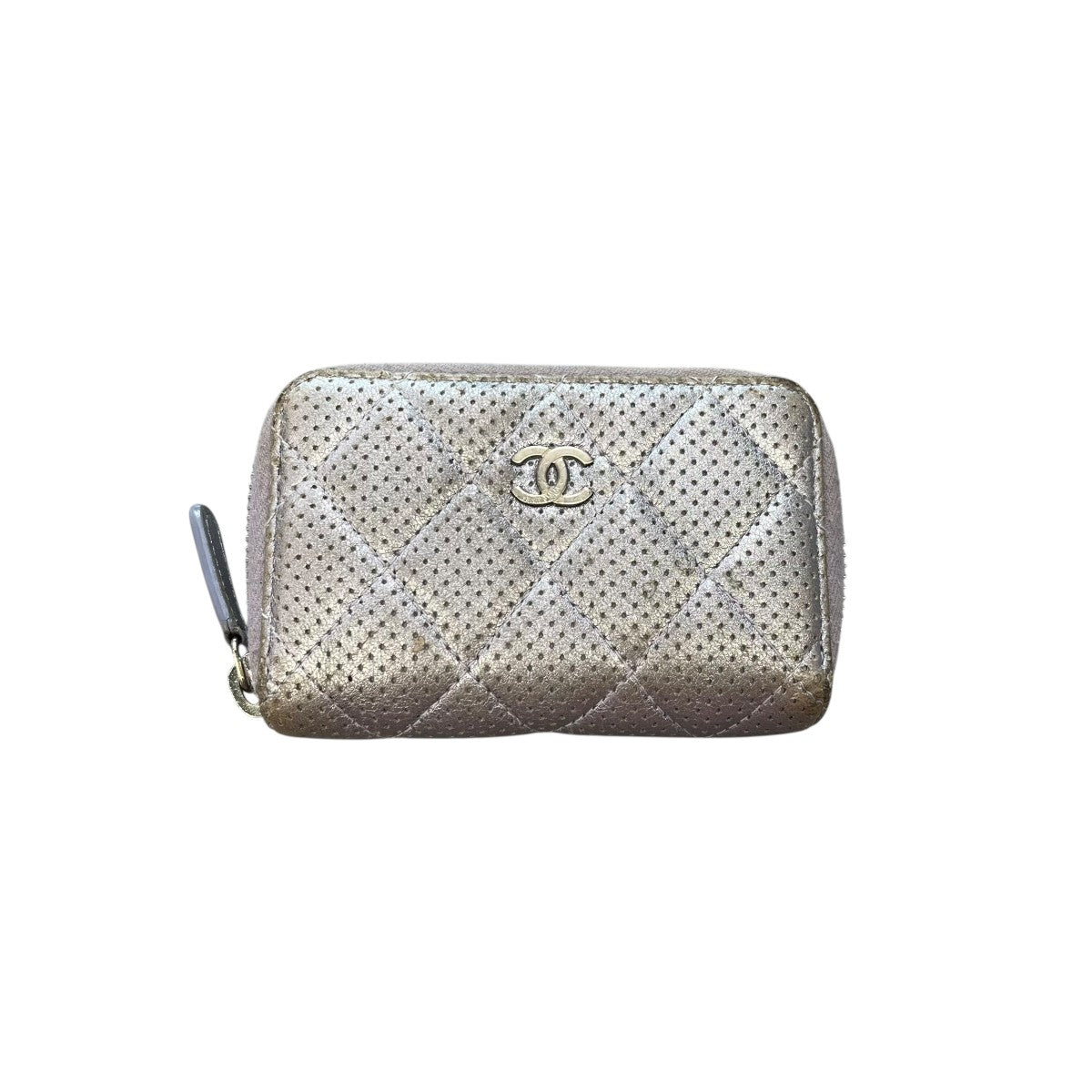CHANEL パンチングコインケース 古着・中古-1枚目のアイテム画像