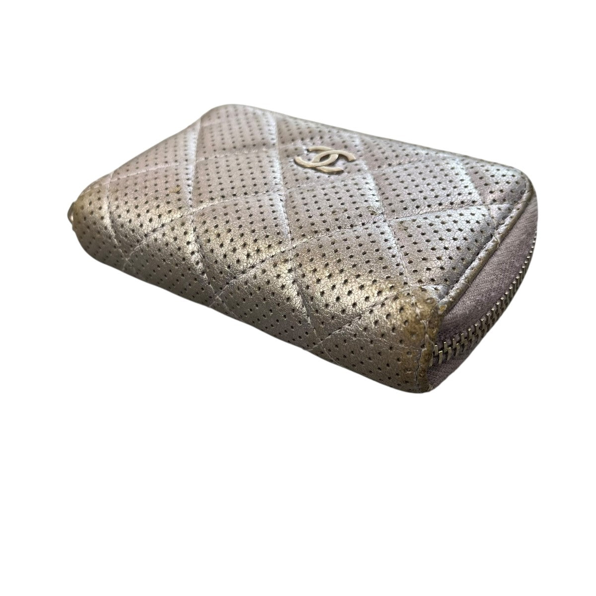 CHANEL パンチングコインケース 古着・中古-3枚目のアイテム画像