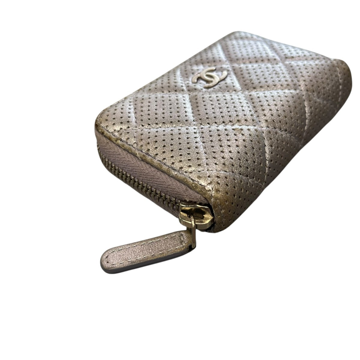 CHANEL パンチングコインケース 古着・中古-4枚目のアイテム画像
