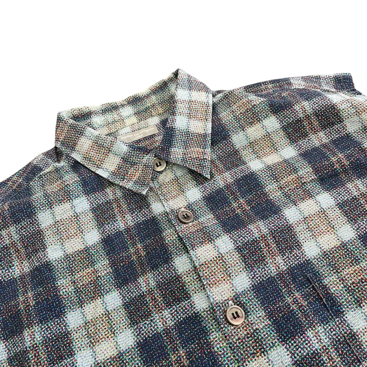 COMME des GARCONS HOMME 02SS半袖シャツHF B007 古着・中古-3枚目のアイテム画像