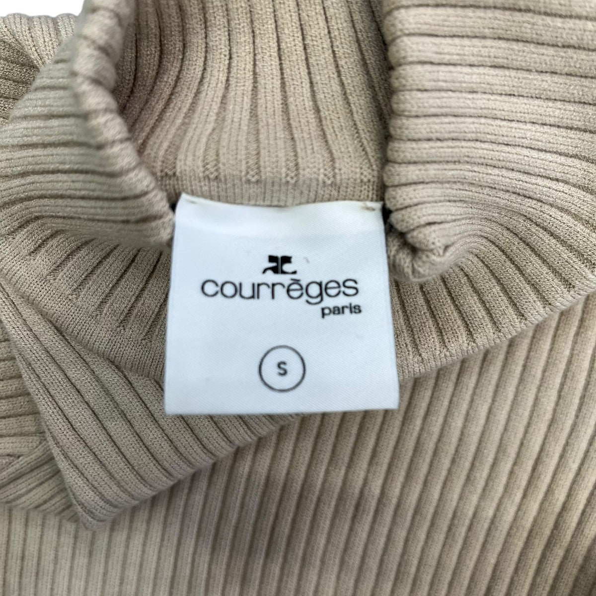 AC logo ribbed turtleneck reissue sweaterタートルネックニットPERMPU022FI00011054