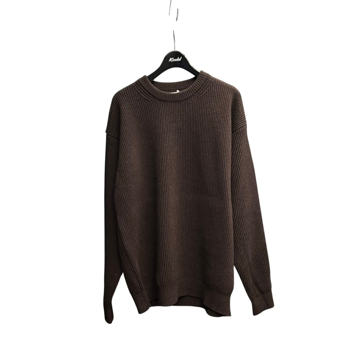 AURALEE 25AWSUPER FINE WOOL RIB KNIT P OセーターA25AP02RK