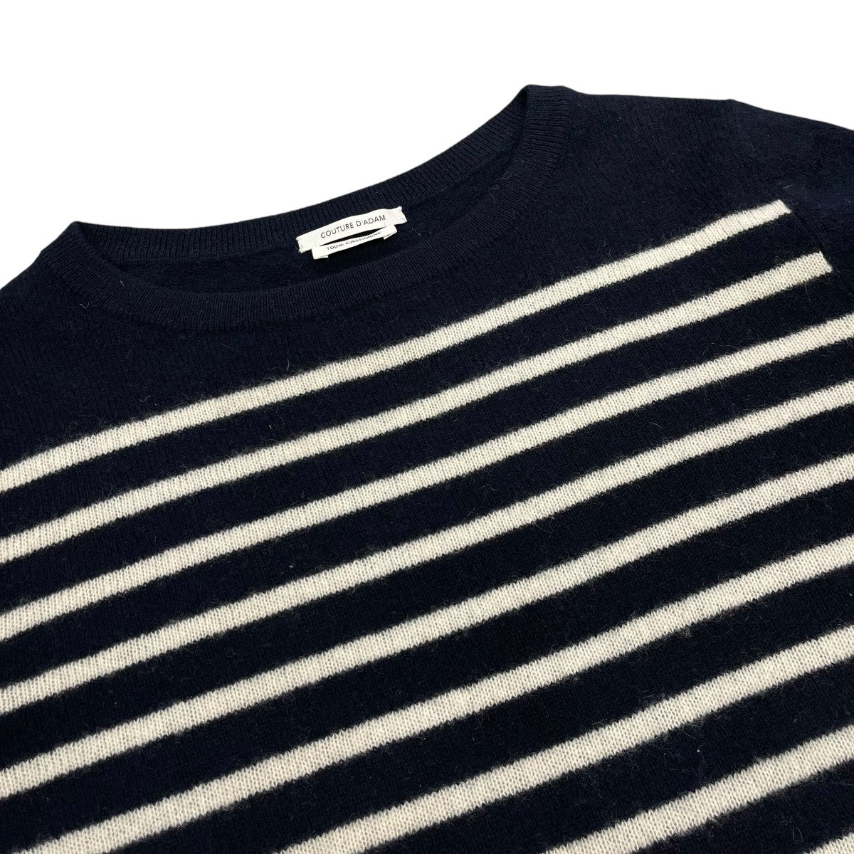 COUTURE D’ADAM 25AWCASHMERE FRENCH MARINE BORDERボーダーニット25AW 181 古着・中古-3枚目のアイテム画像