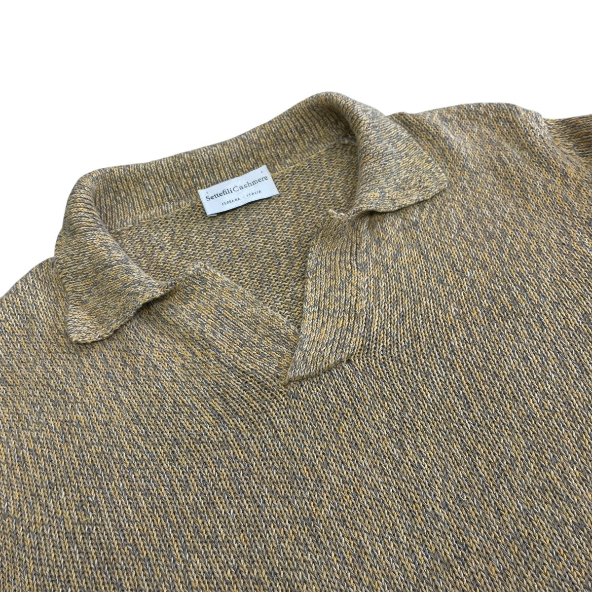 Settefili Cashmere ニットポロシャツSF 09 216 201 古着・中古-3枚目のアイテム画像