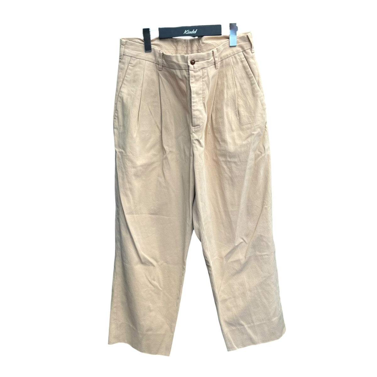 2P 弱テーパード CHINO TROUSERS GARMENT DYED2タックパンツ