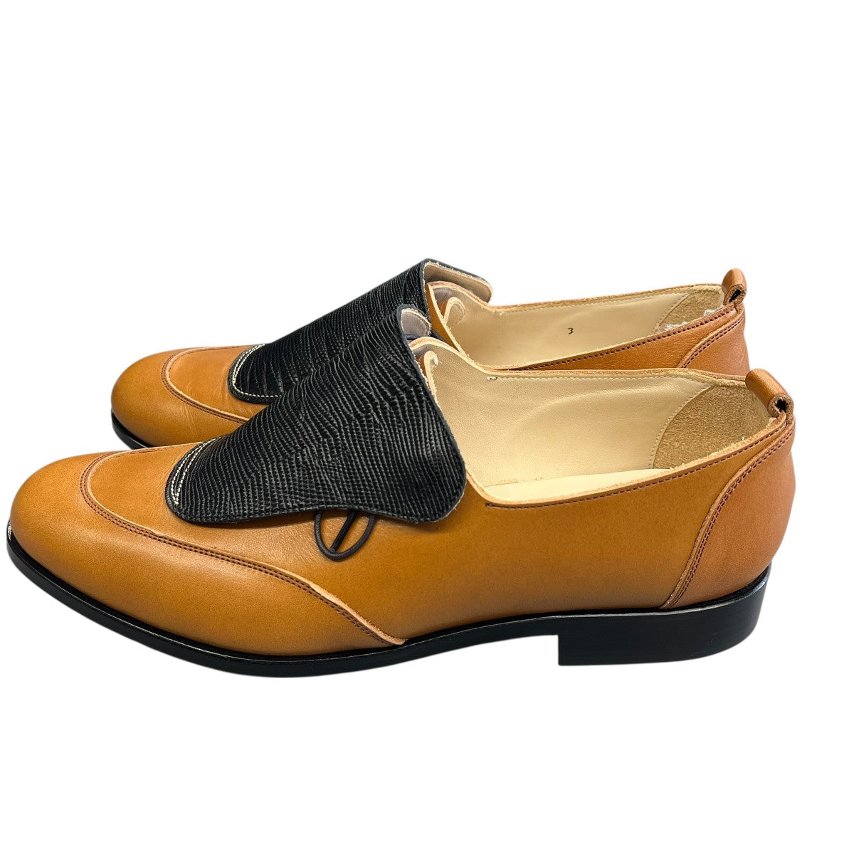 SUNSEA Shell Shoesレザーシューズ 古着・中古-4枚目のアイテム画像