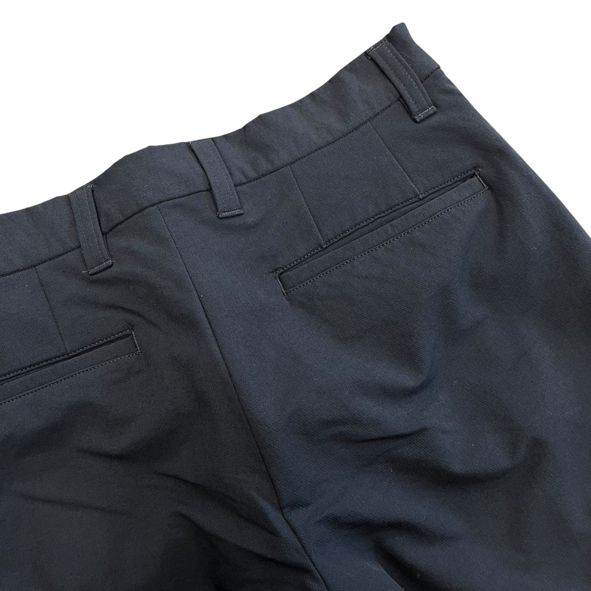 4WAY STRETCH HEM CONCEALED SLIM FIT SLACKSスラックス