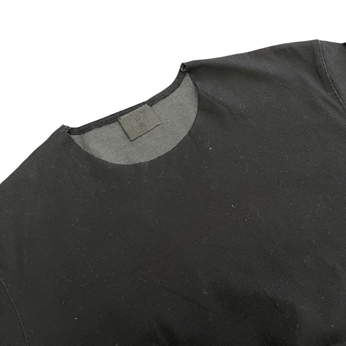 山内 フリーカット強撚ポンチTシャツ半袖カットソー18s55 古着・中古-3枚目のアイテム画像
