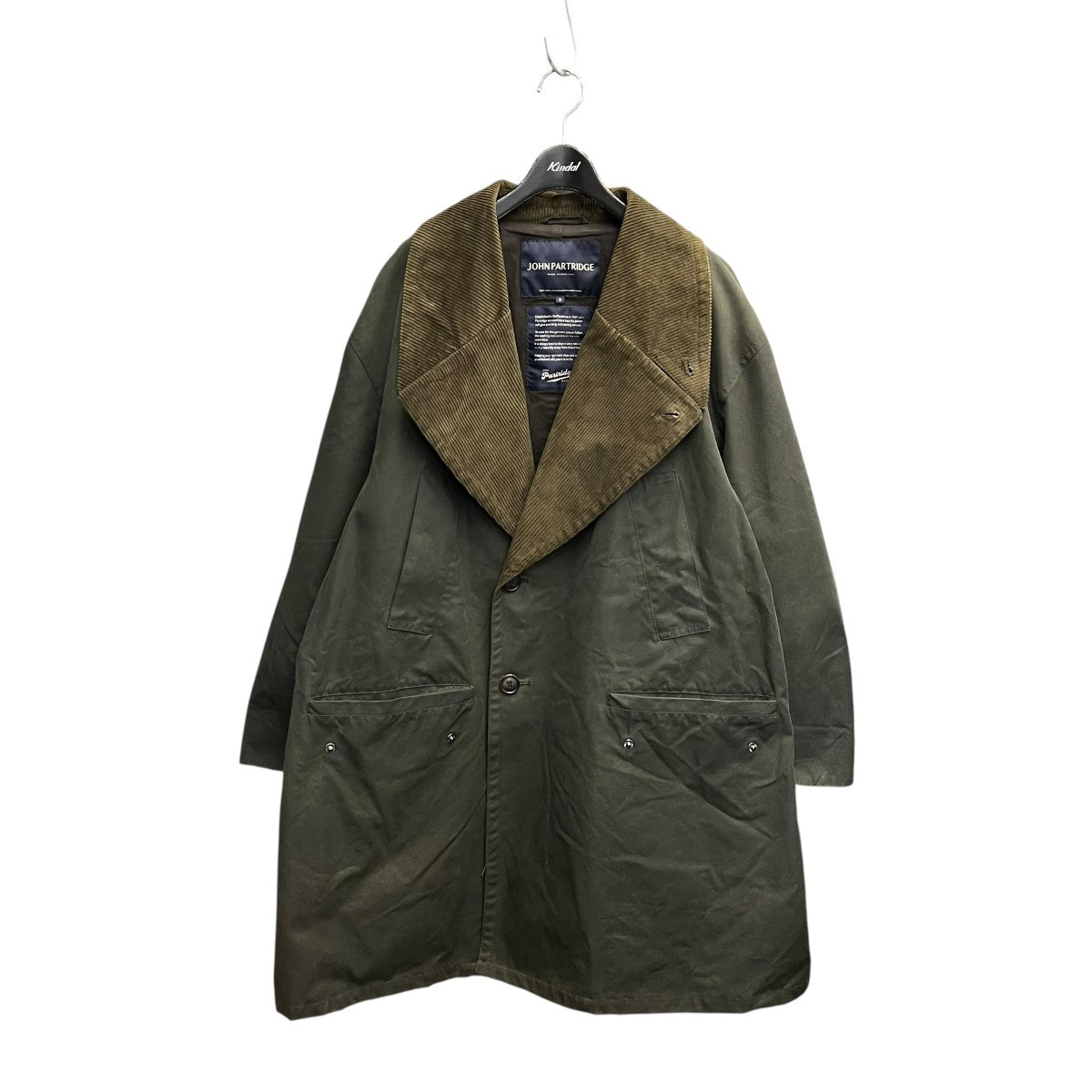 DOUBLE BREASTED HALF COATダブルブレステッドハーフコートJP23B 01