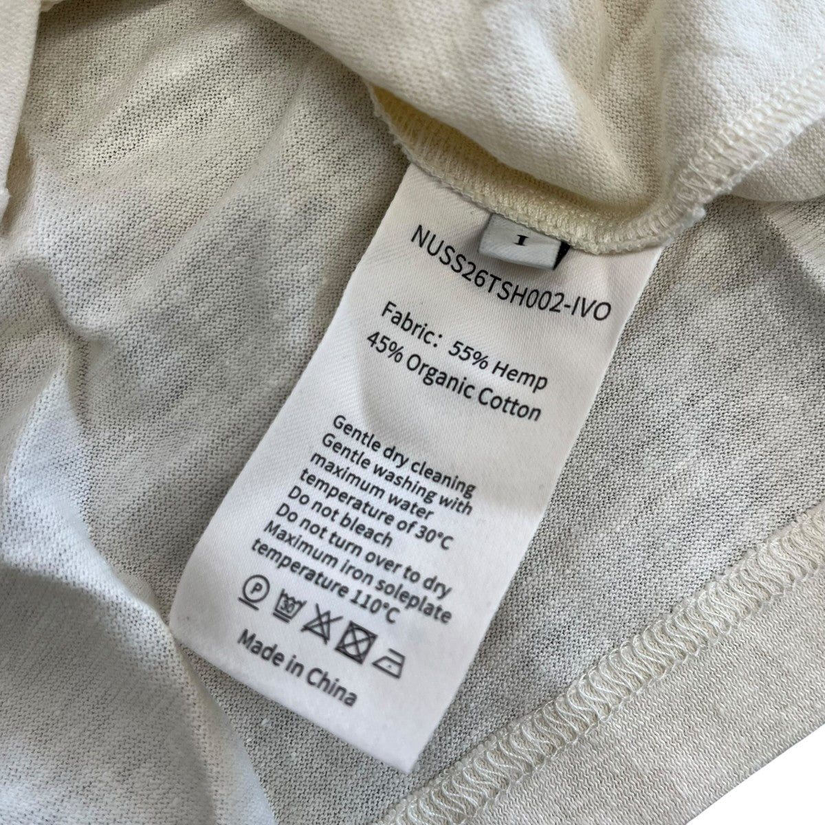 NULLUS 26SSロングスリーブカットソーNUSS26TSH002 古着・中古-5枚目のアイテム画像