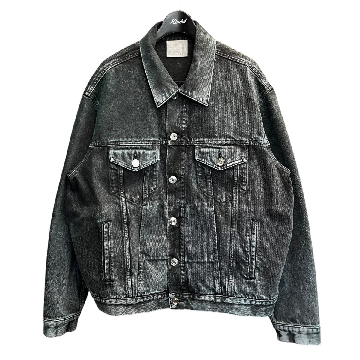 VTMNTS ACID WASH DENIM JACKETデニムジャケットVL12JA970N 古着・中古-1枚目のアイテム画像