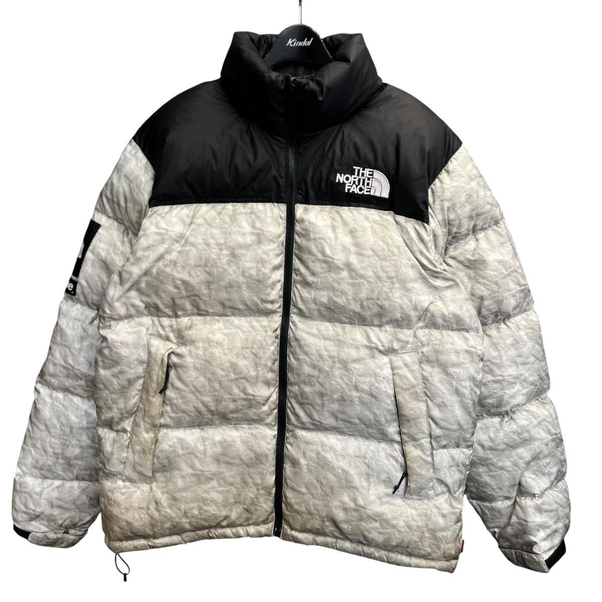 Supreme×THE NORTH FACE 19AWPaper Nuptse JacketダウンジャケットND91806I 古着・中古-1枚目のアイテム画像