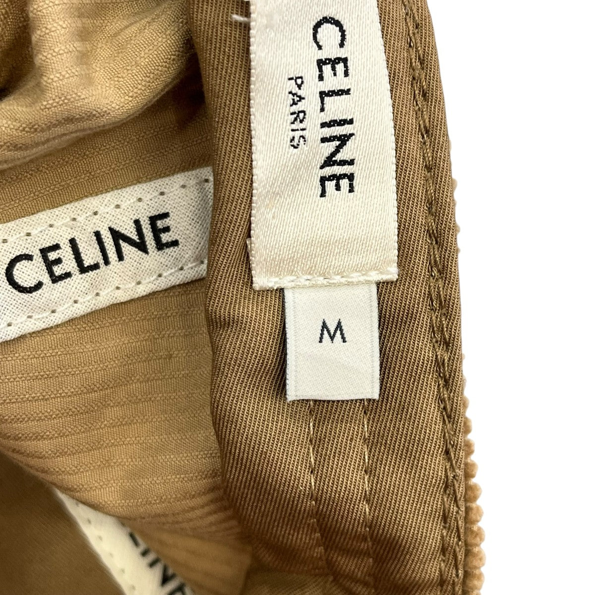 CELINE(セリーヌ) トリオンフ ベースボールキャップ コーデュロイ