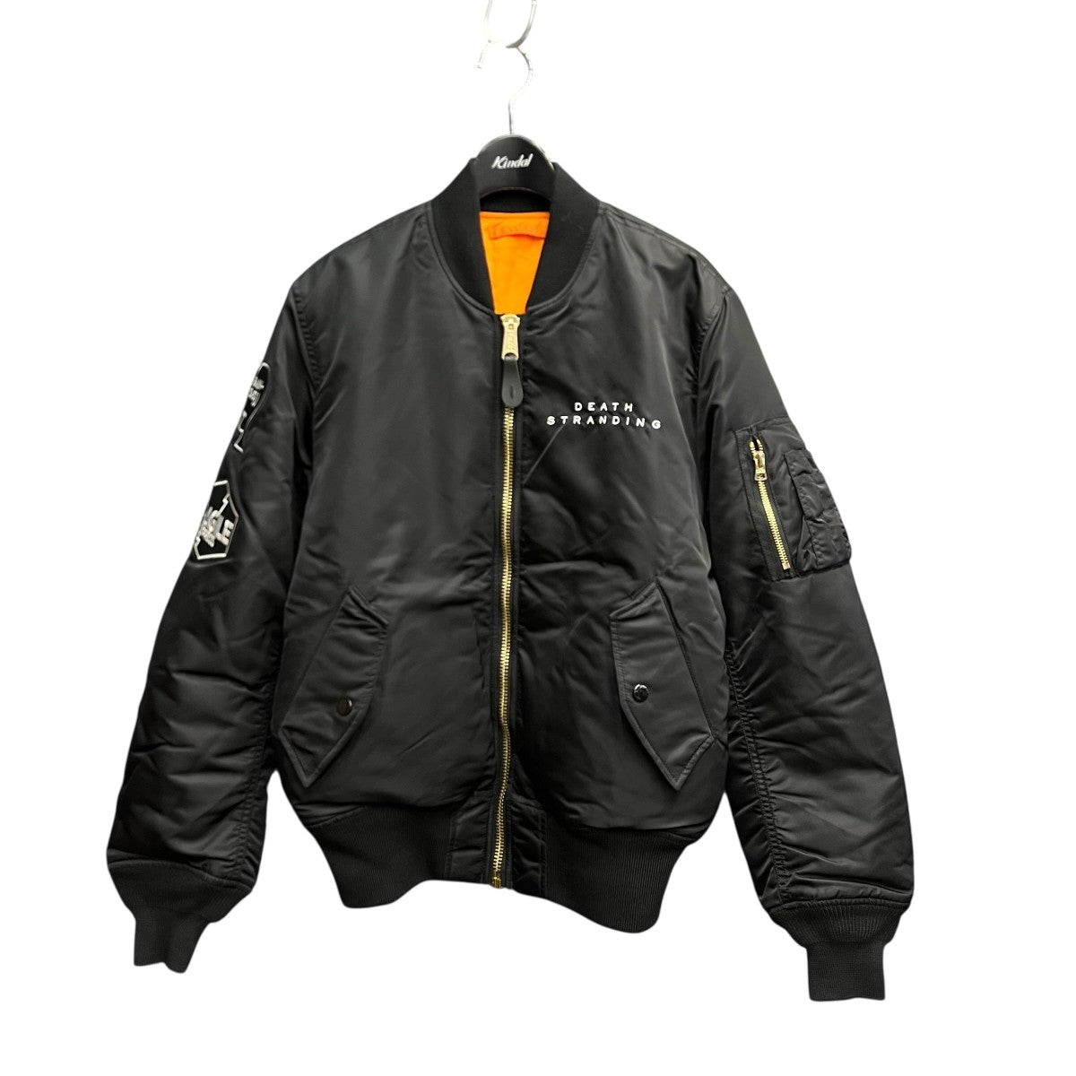 Brain Dead × DEATH STRANDING MA-1 JACKET BRAIN DEAD(ブレインデッド) ×DEATH STRANDINGMA-1ジャケット ブラック