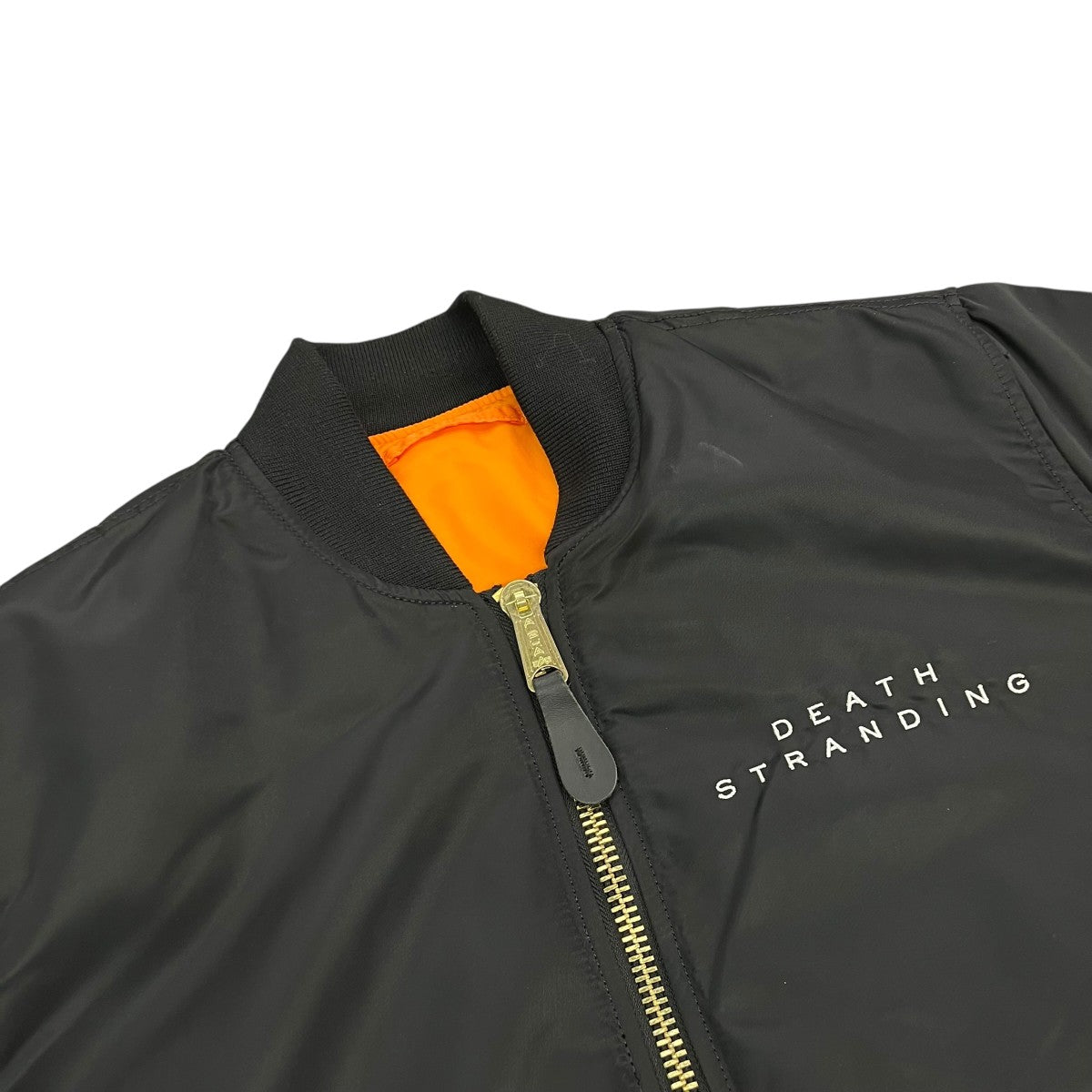 BRAIN DEAD(ブレインデッド) ×DEATH STRANDINGMA-1ジャケット ブラック