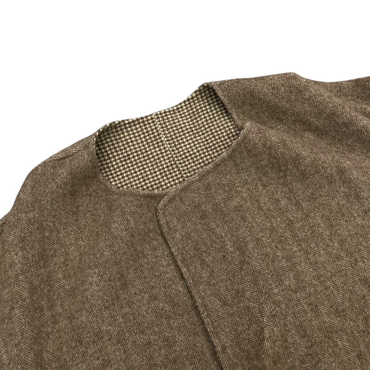 REVERSIBLE SEWING NO COLLAR COATロングコート8625-104-0274