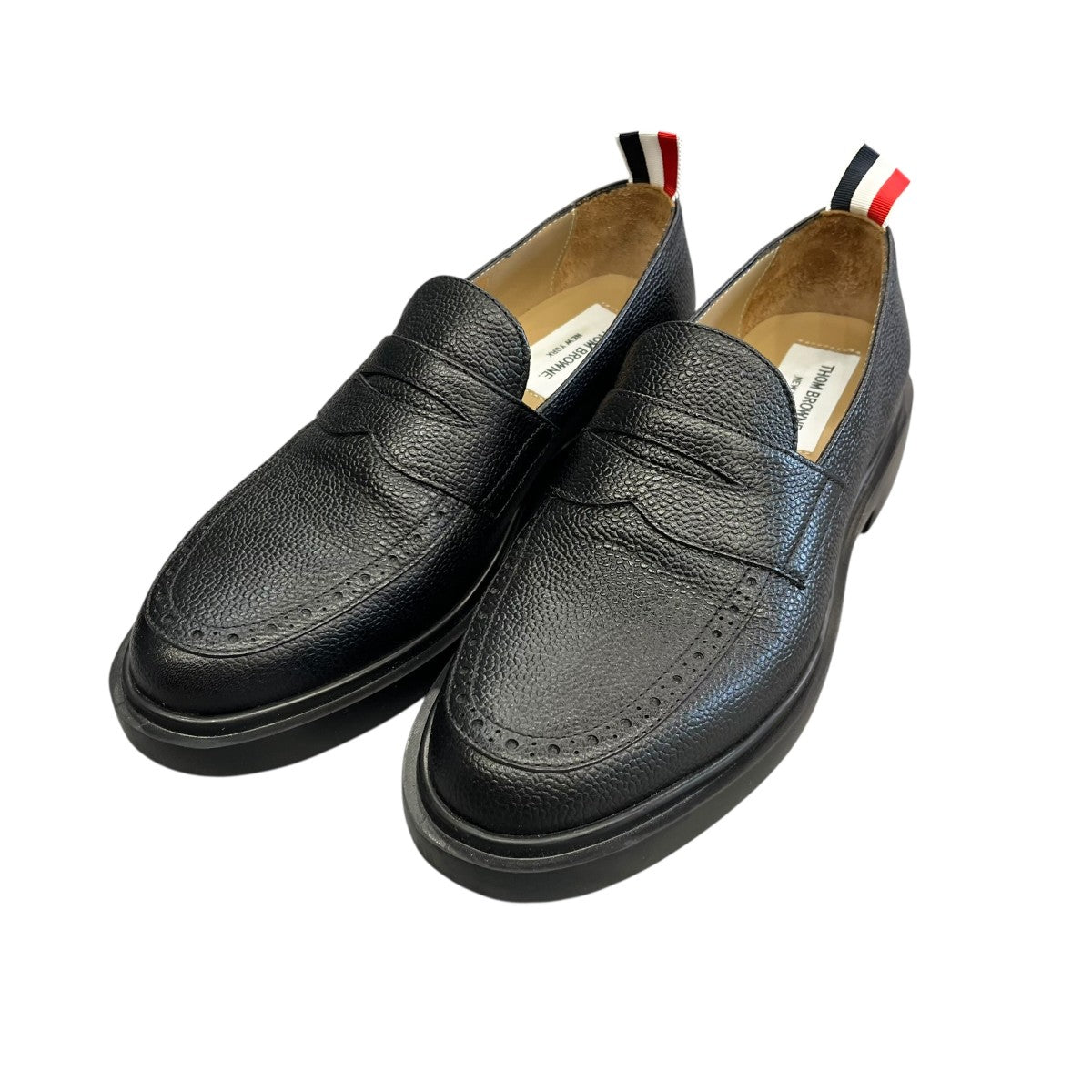 Thom Browne ペブルグレイン ペニーローファーローファー 古着・中古-1枚目のアイテム画像
