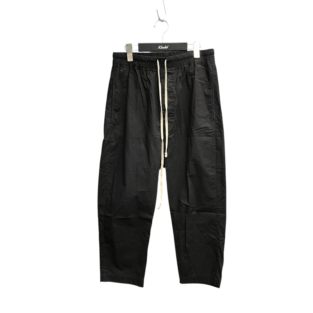 RICK OWENS Drawstring Poplin Astaires Cropped PantイージーパンツRR20S7395 P 古着・中古-1枚目のアイテム画像