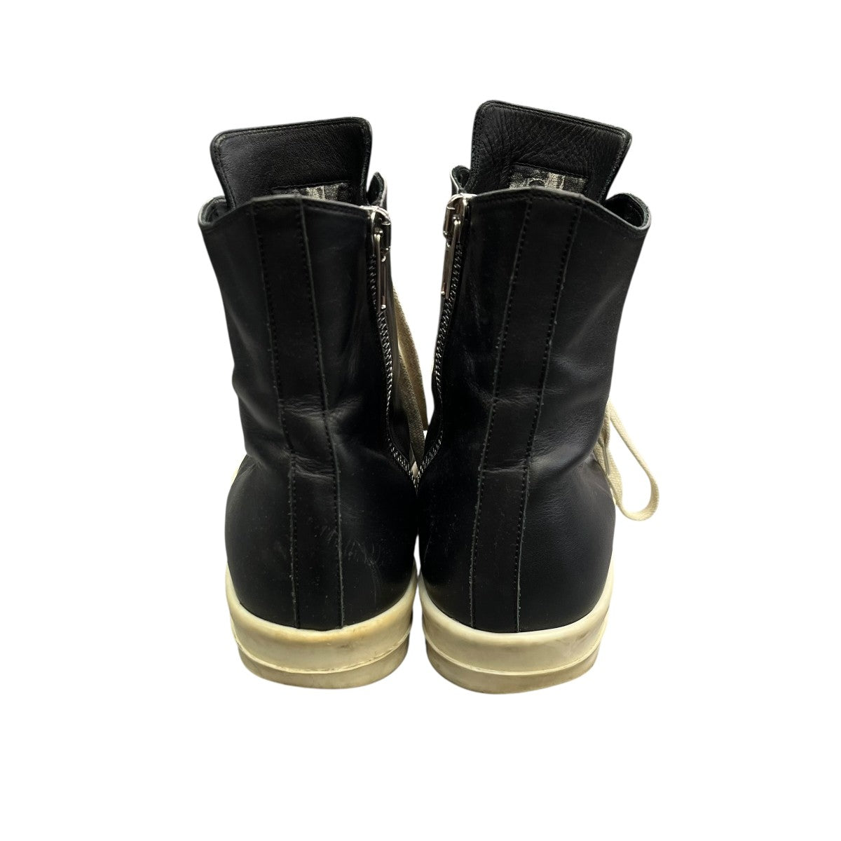 RICK OWENS(リックオウエンス) RAMONESハイカットスニーカー ブラック