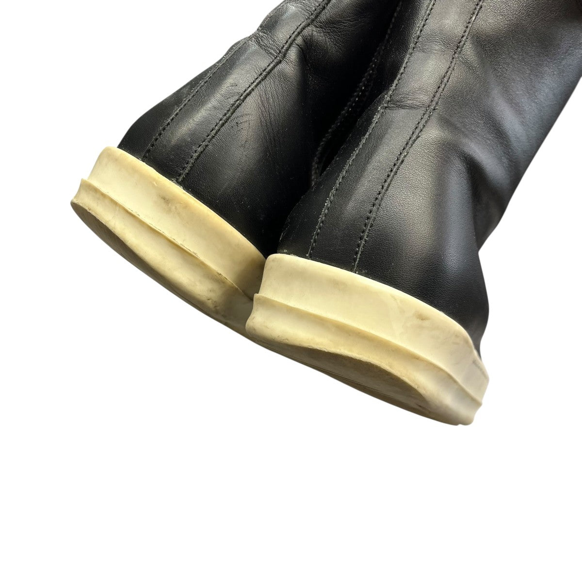 RICK OWENS(リックオウエンス) RAMONESハイカットスニーカー ブラック