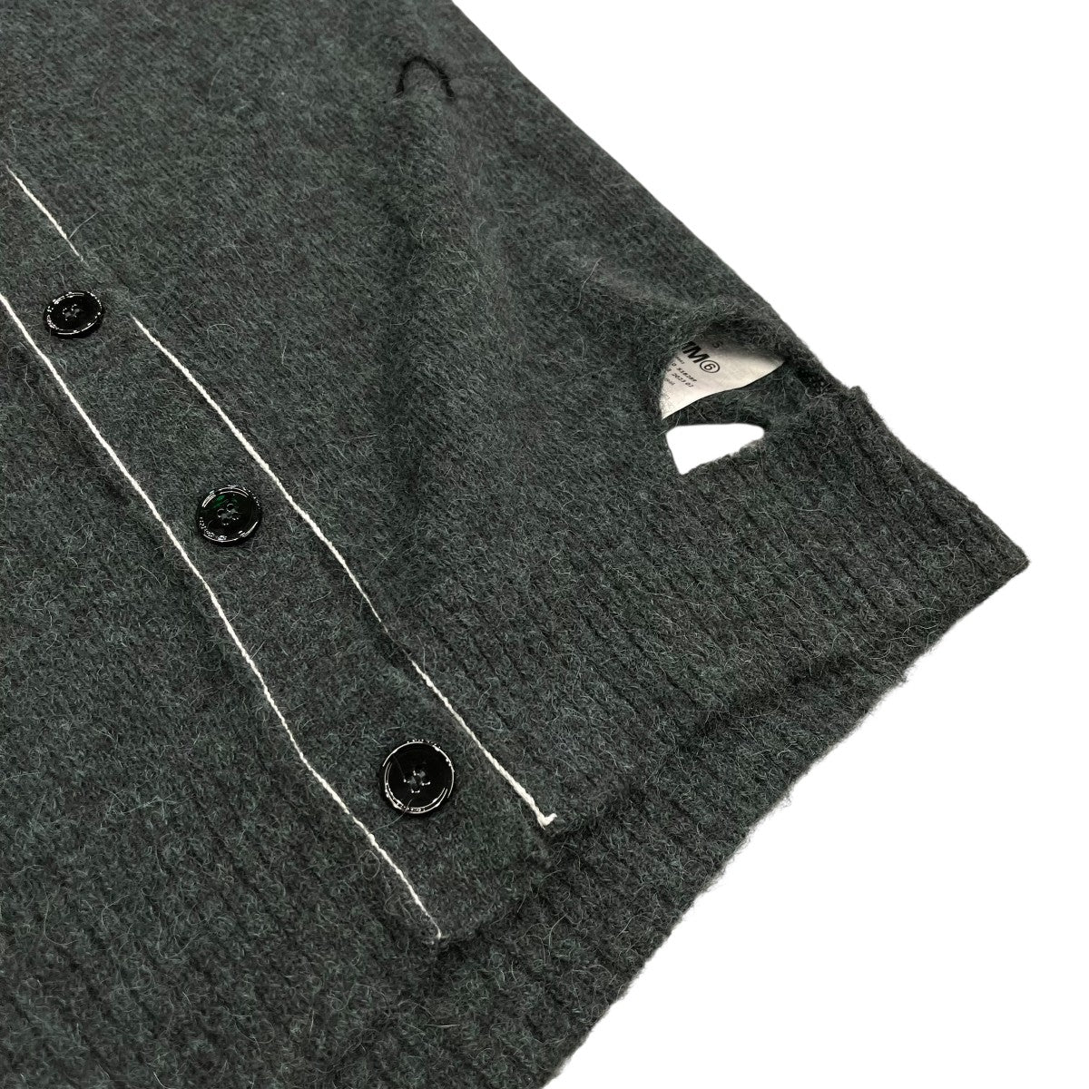 MM6 Maison Margiela 23AWシャギーカーディガンS52HP0010 古着・中古-5枚目のアイテム画像