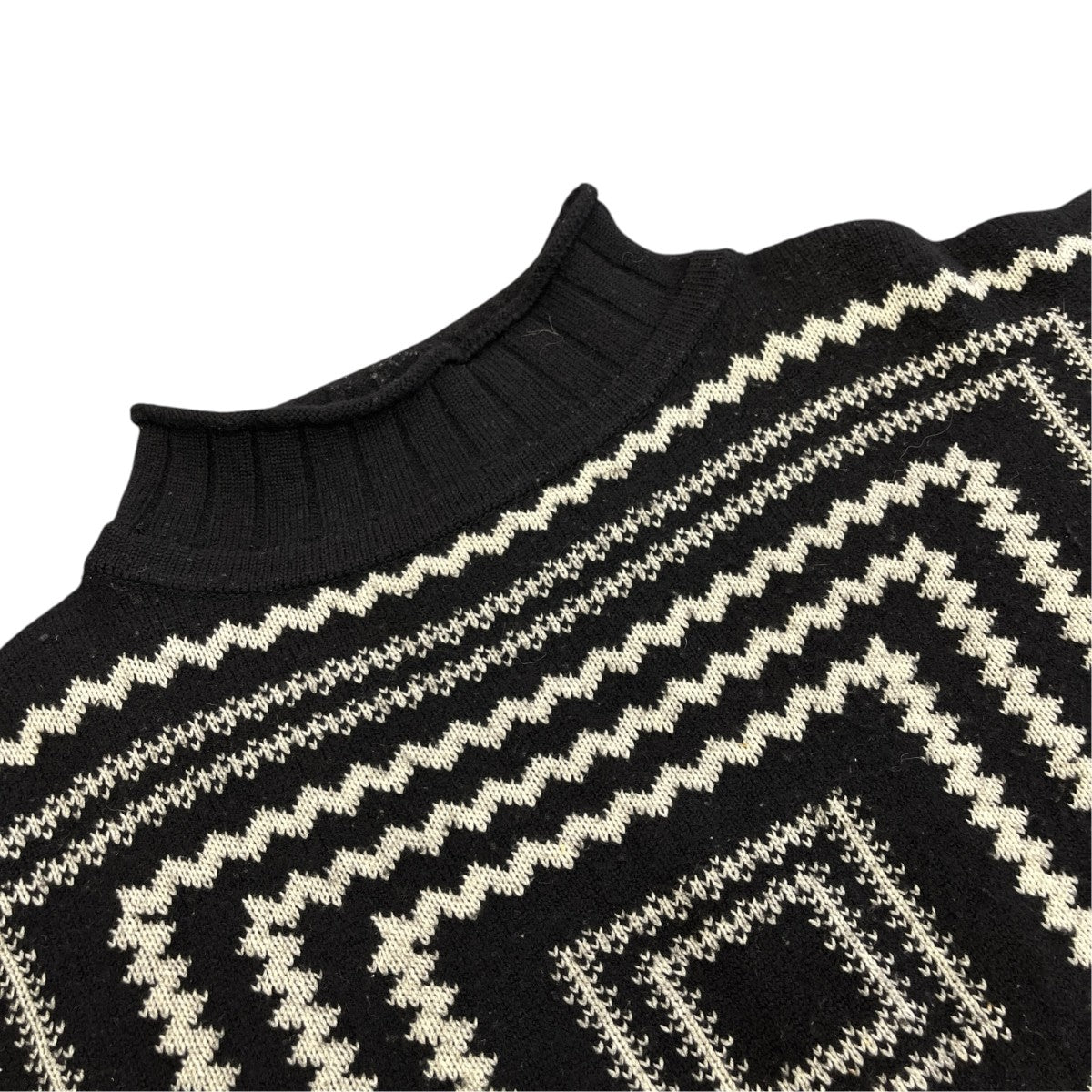 NEON SIGN Blanket Knit長袖ニット565 古着・中古-3枚目のアイテム画像
