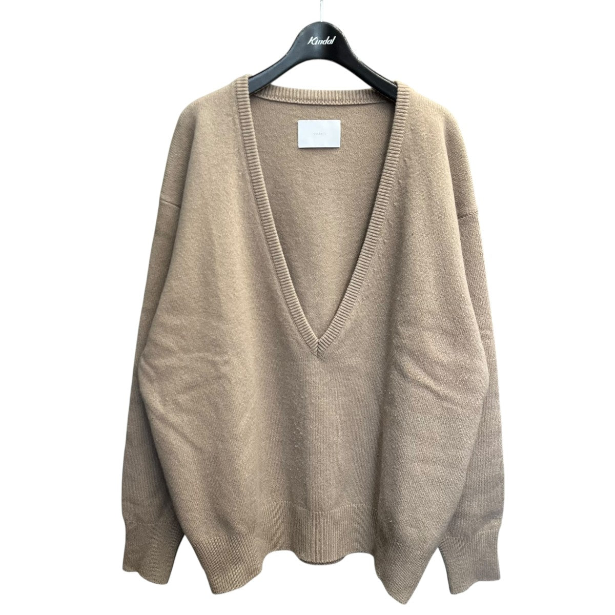 stein 24AWEXTRA FINE WOOL KNIT DEEP V NECK LSVネックニットST.991 古着・中古-1枚目のアイテム画像