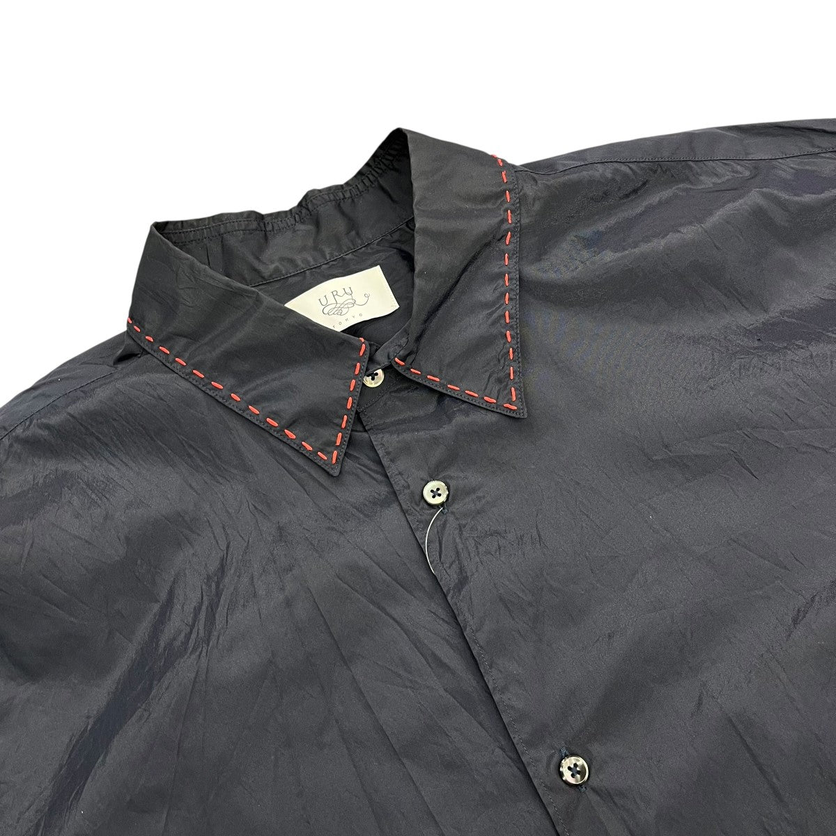 URU 21AWナイロンシャツ21FAM03 古着・中古-3枚目のアイテム画像