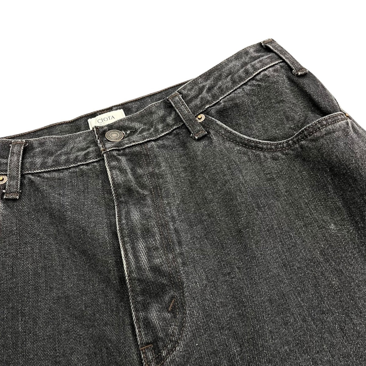 CIOTA(シオタ) Wide Tapered 5 Pocket PantsデニムパンツPTLM 24RF