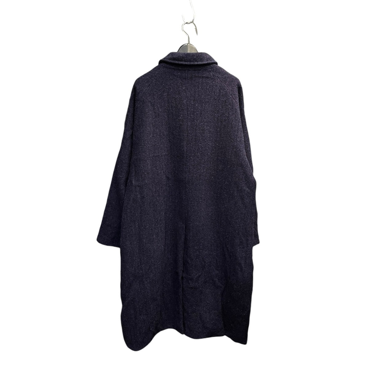 chez vidalenc×Harris Tweed COAT BOBIツイードコート 古着・中古-2枚目のアイテム画像