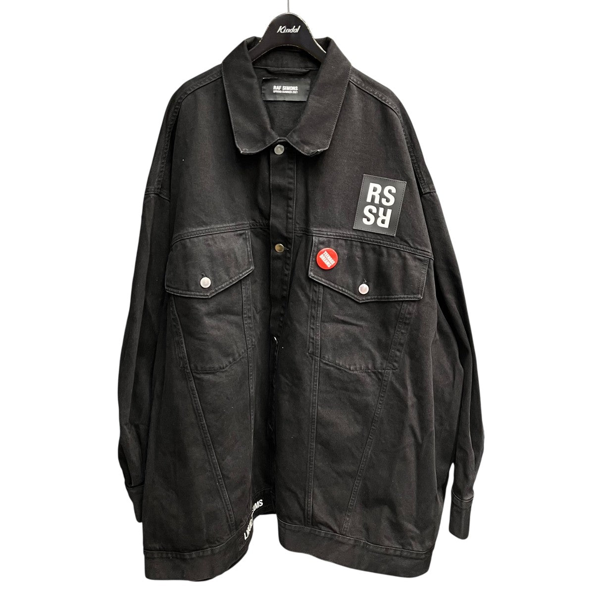 RAF SIMONS 21SSOVERSIZED DENIM JACKETデニムジャケット211-M723 古着・中古-1枚目のアイテム画像