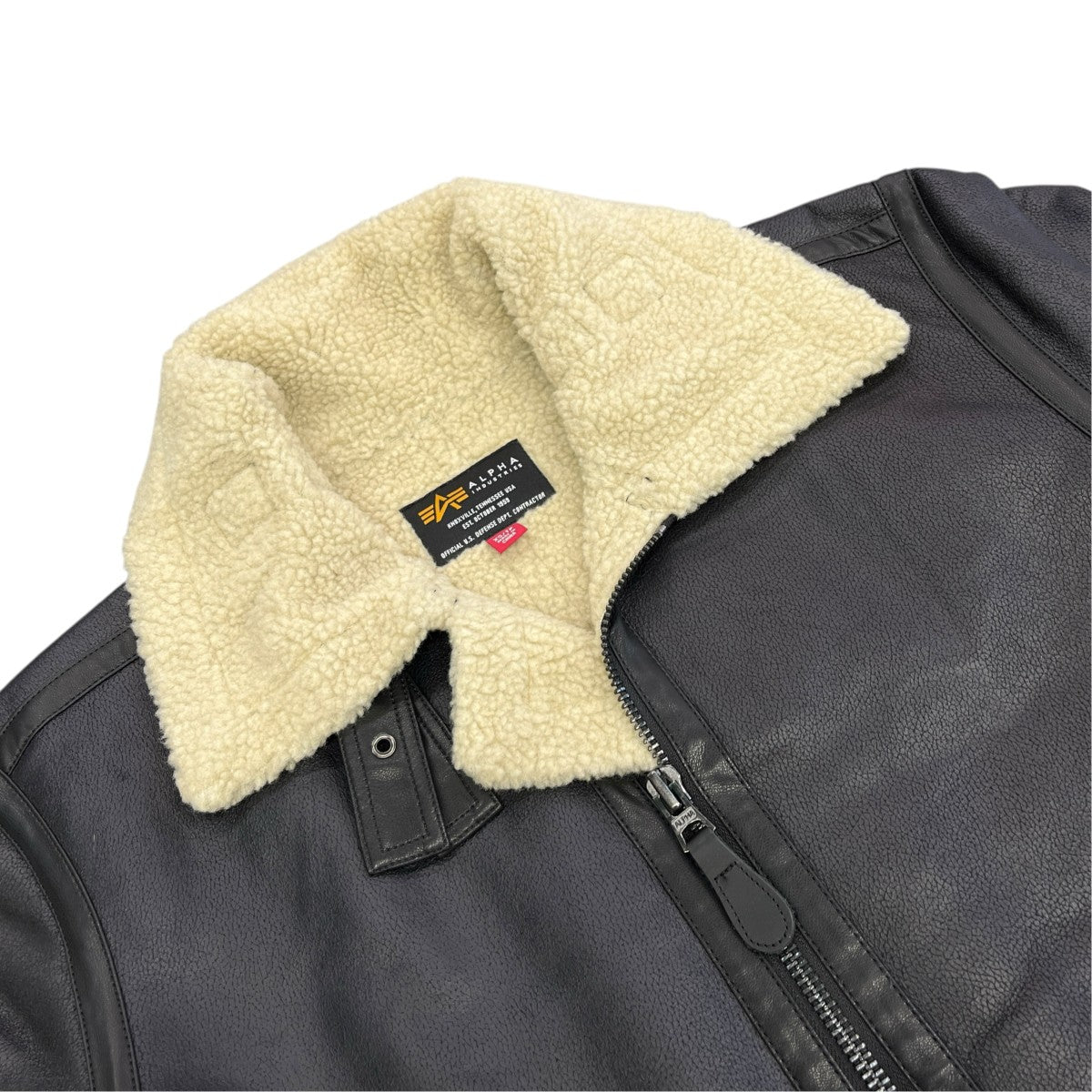 ALPHA MOUTON B-3フェイクムートンジャケット7975952026 古着・中古-3枚目のアイテム画像
