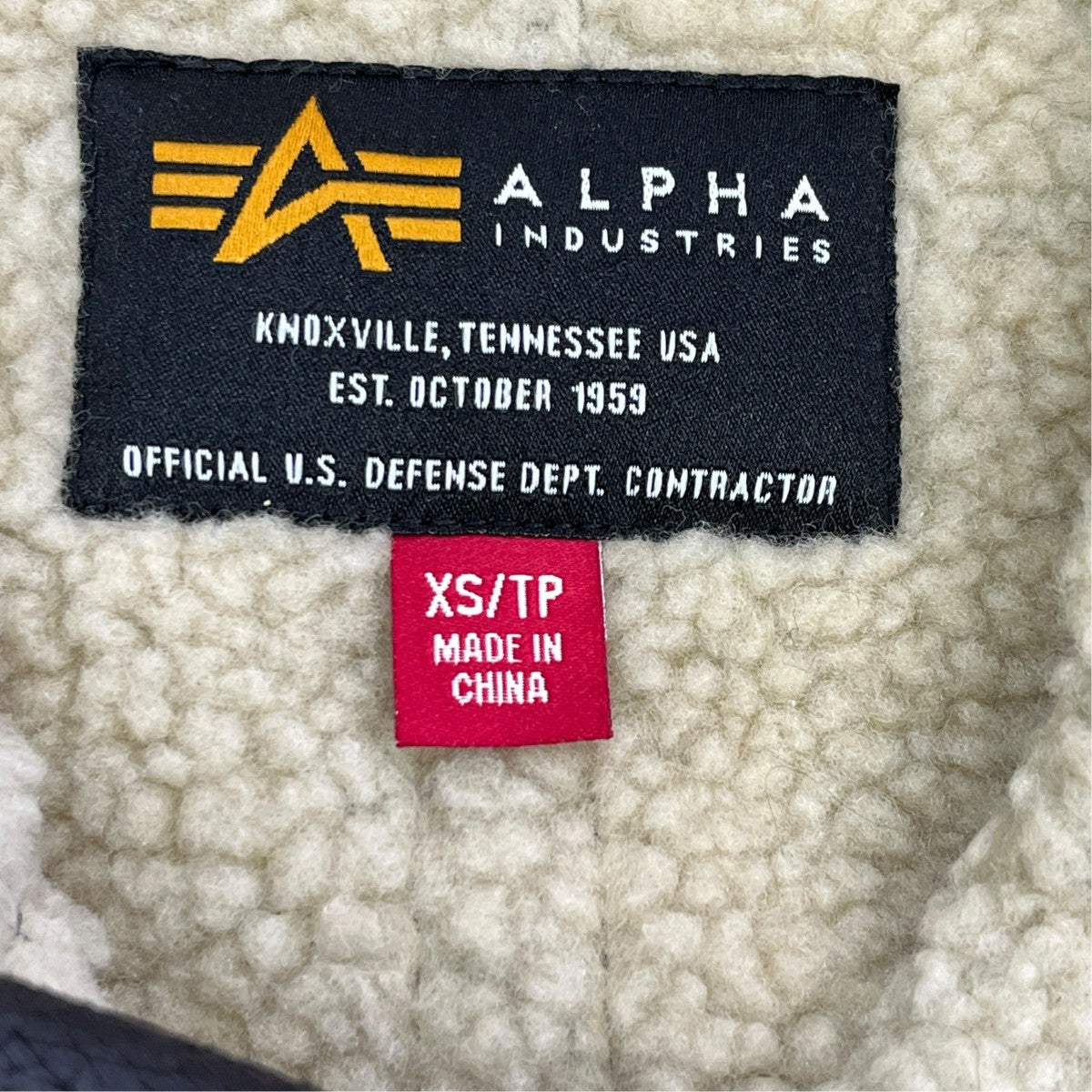 ALPHA MOUTON B-3フェイクムートンジャケット7975952026 古着・中古-7枚目のアイテム画像