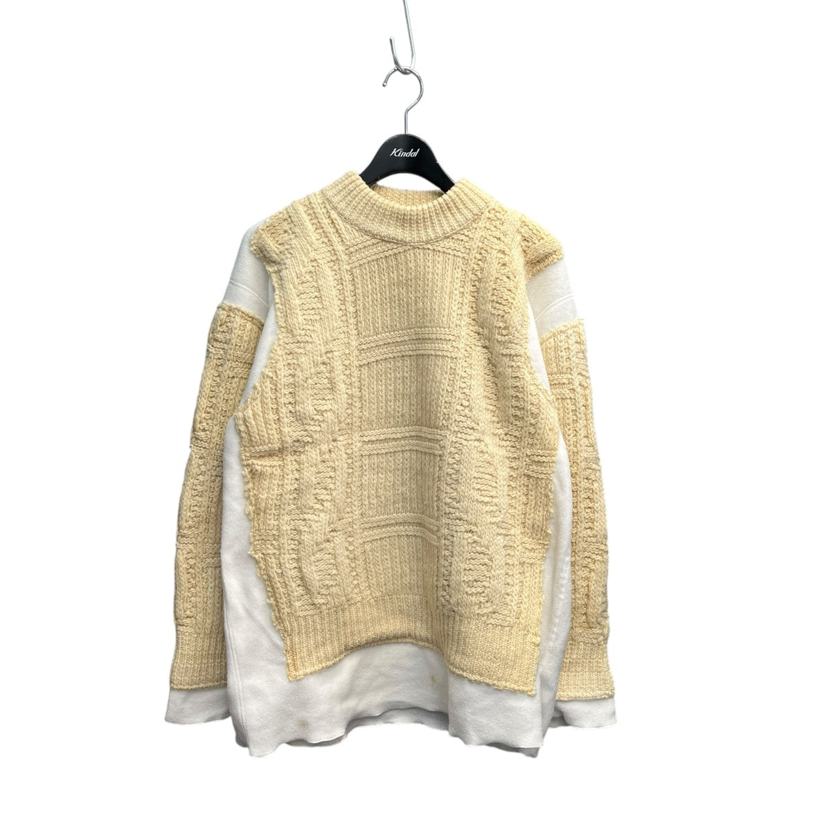 Rebuild by Needles Fisherman Sweater - Covered SweaterニットLQ299 古着・中古-1枚目のアイテム画像