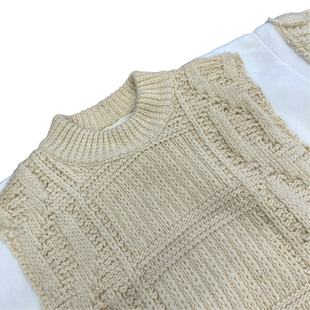 Rebuild by Needles Fisherman Sweater - Covered SweaterニットLQ299 古着・中古-3枚目のアイテム画像