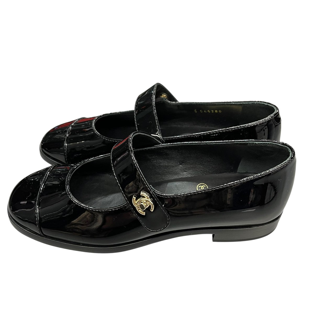 CHANEL ストラップシューズG45280 B14453 古着・中古-4枚目のアイテム画像