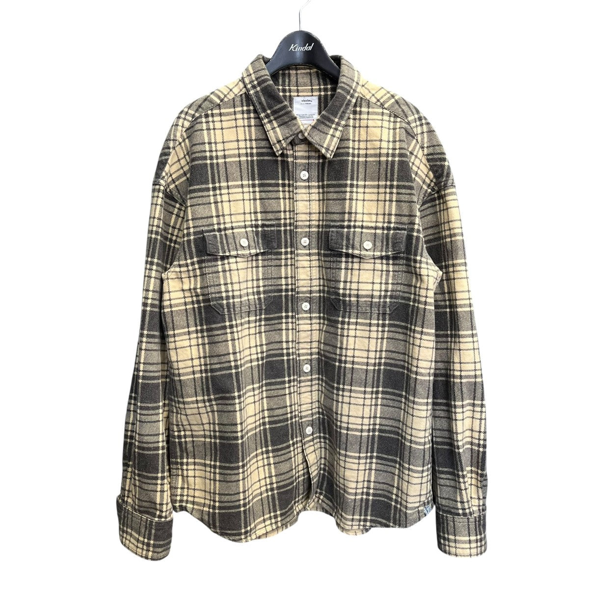 VISVIM 24AWPIONEER CHECK L Sチェックシャツ124205011012 古着・中古-1枚目のアイテム画像