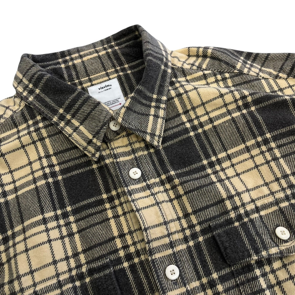 VISVIM 24AWPIONEER CHECK L Sチェックシャツ124205011012 古着・中古-3枚目のアイテム画像
