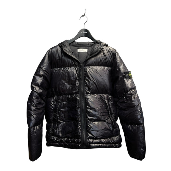 【特別値下げ中】STONE  ブラック ダウンジャケット STONE ISLAND(ストーンアイランド) PADDED DOWN JACKETダウン