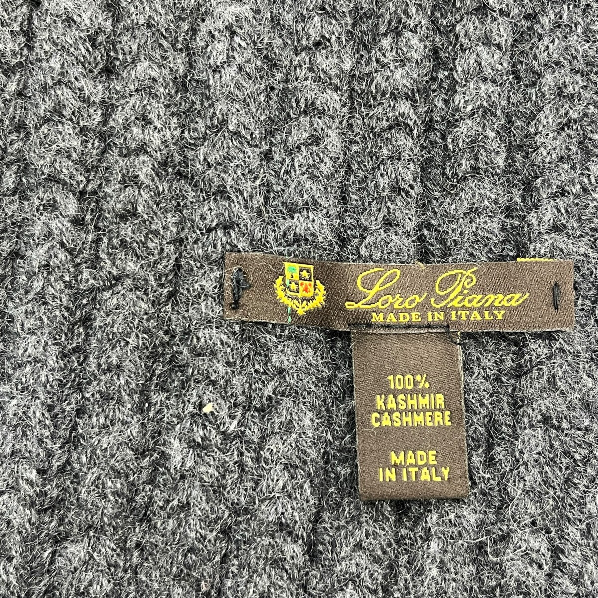 LORO PIANA カシミヤマフラー 古着・中古-5枚目のアイテム画像