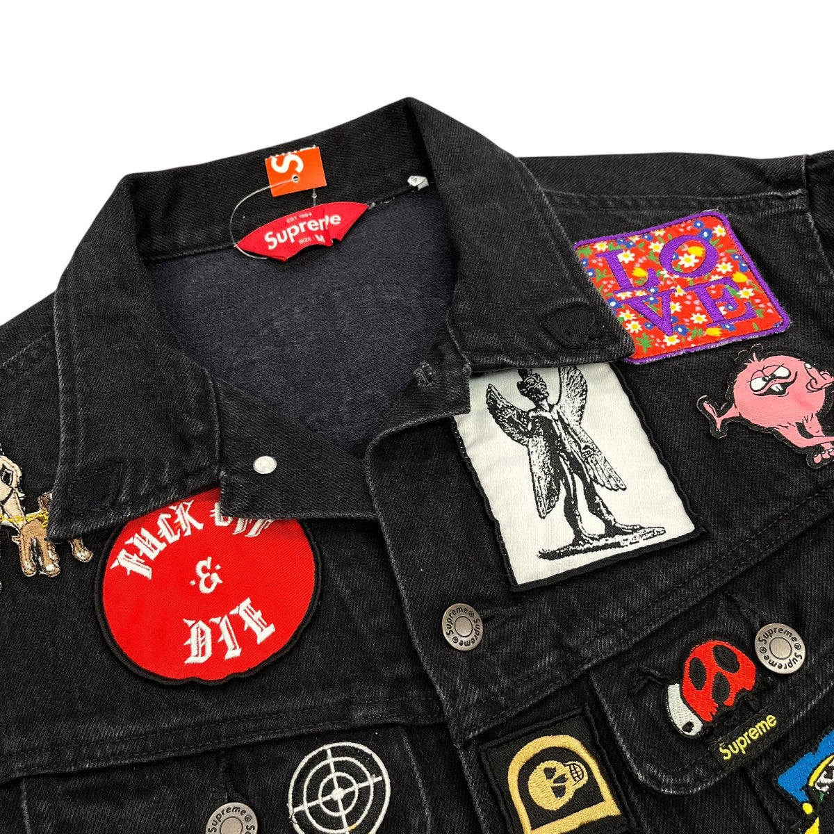 Supreme(シュプリーム) 18SSPatches Denim Trucker Jacketデニム