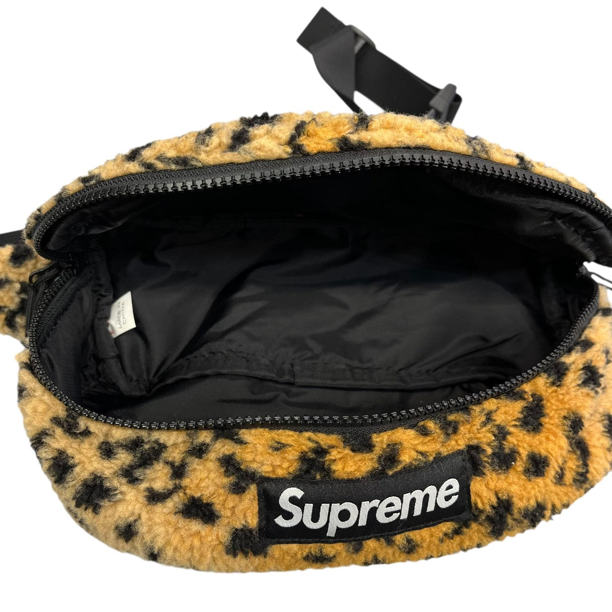 Supreme LEOPARD FLEECE WAIST BAGウエストーバッグ 古着・中古-5枚目のアイテム画像