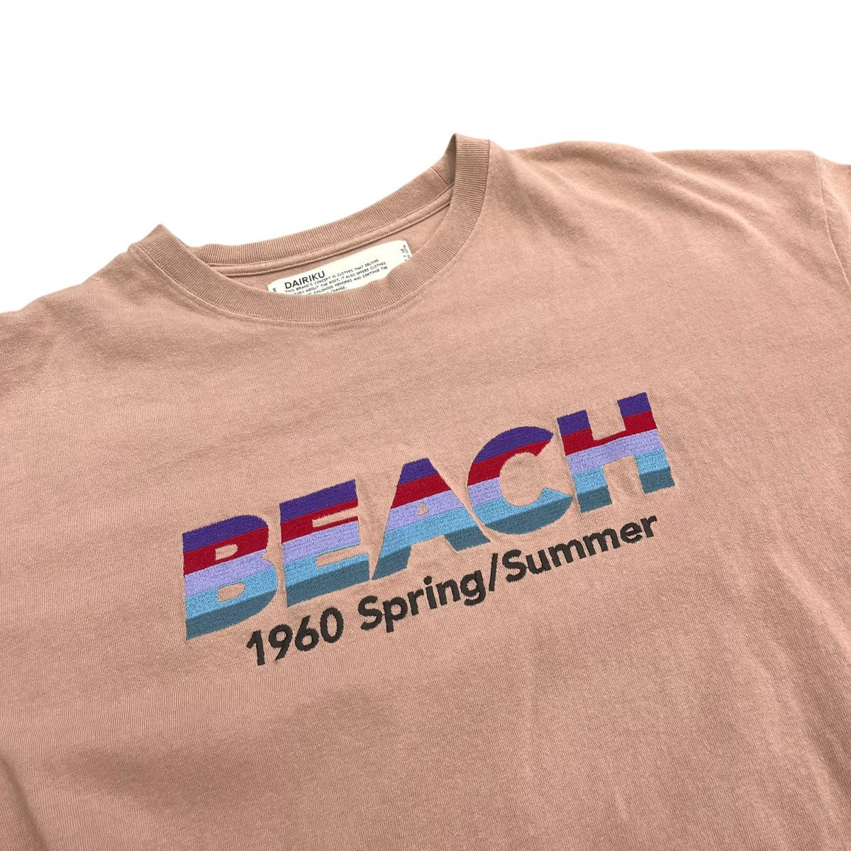 DAIRIKU(ダイリク) 20SSBEACH Half-Sleeve TeeTシャツ20SS C-2 20SS C