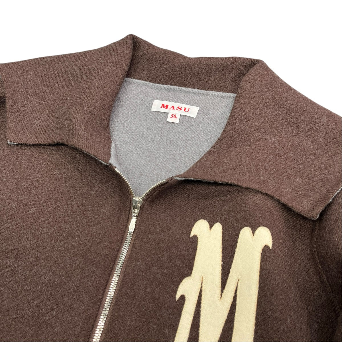 MASU 24AWBAT COLLAR ZIP-UP JACKETジップアップジャケットMPFW BL0124 古着・中古-3枚目のアイテム画像
