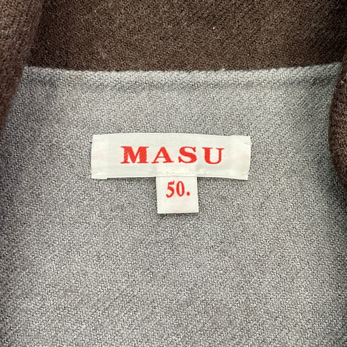 MASU 24AWBAT COLLAR ZIP-UP JACKETジップアップジャケットMPFW BL0124 古着・中古-6枚目のアイテム画像