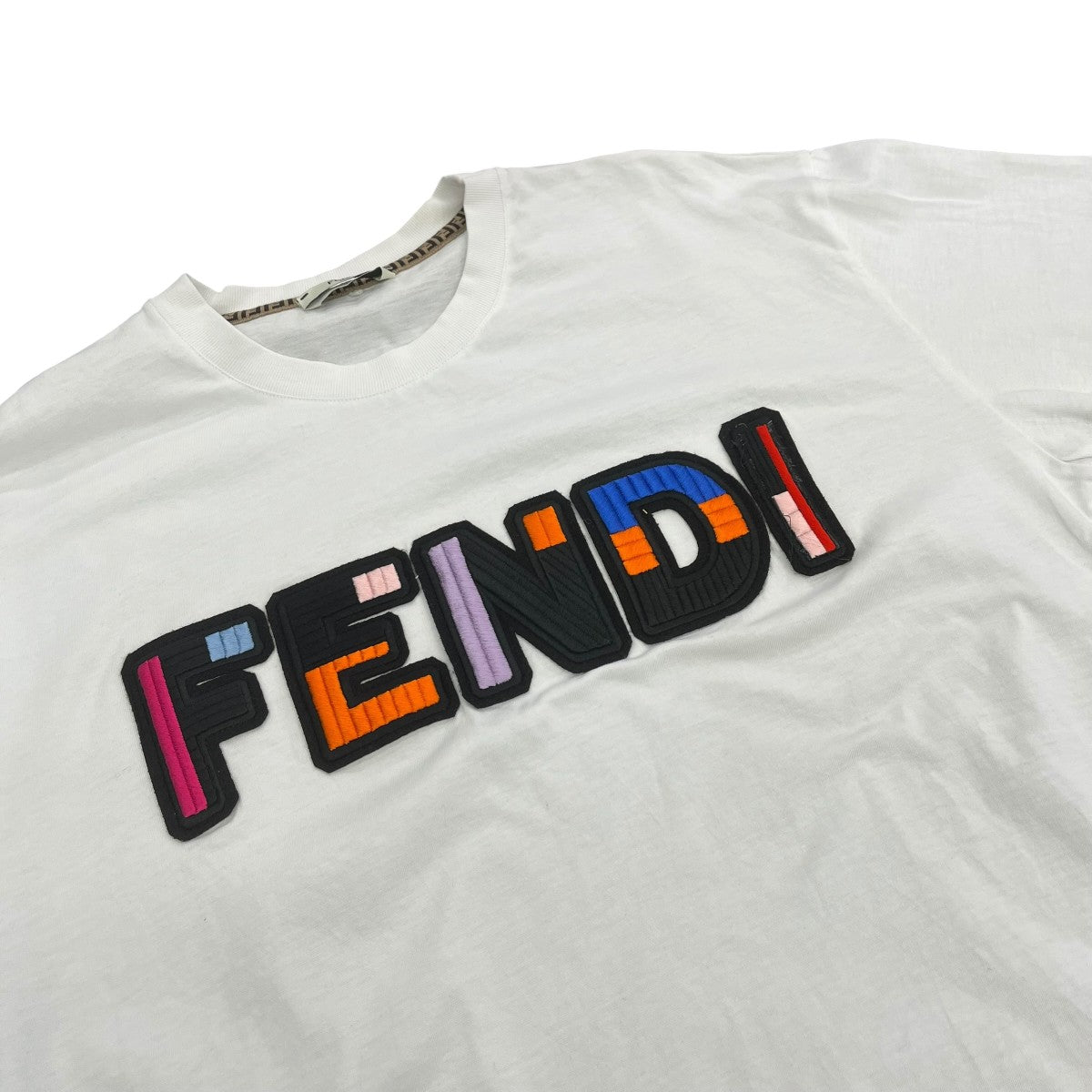 FENDI(フェンディ) TシャツFS7011 A8FW FS7011 A8FW ホワイト サイズ L