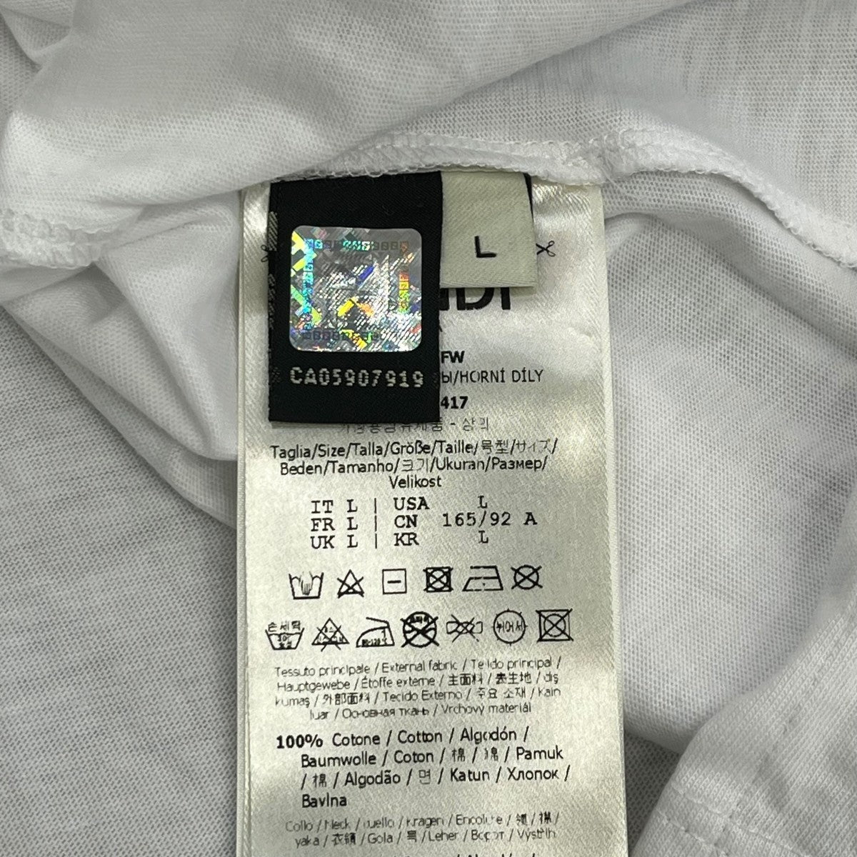 FENDI TシャツFS7011 A8FW 古着・中古-6枚目のアイテム画像